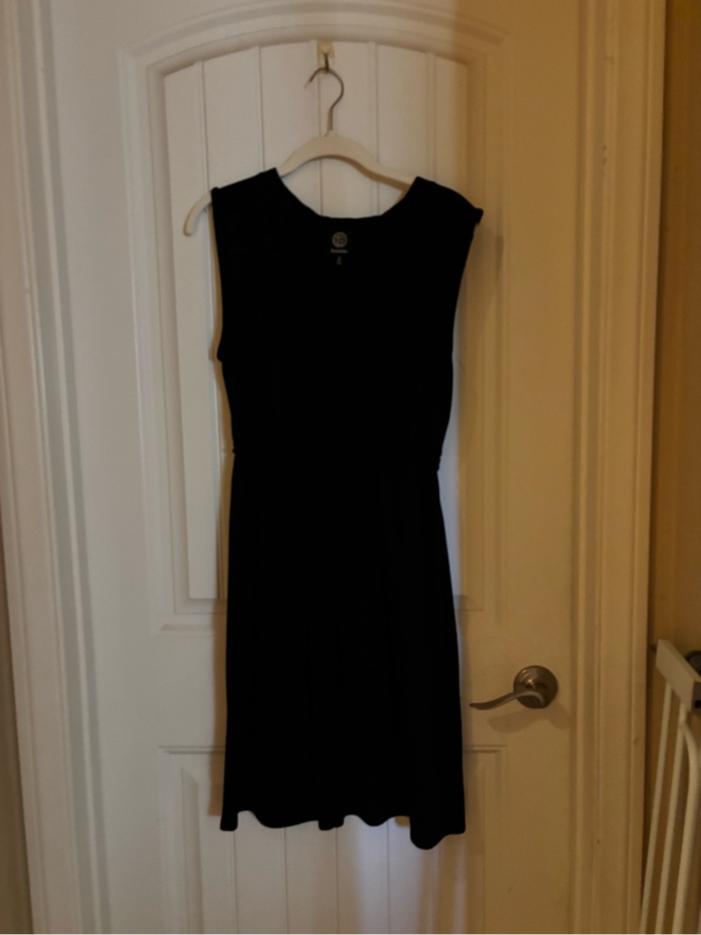 bobeau Black Sleeveless A-Line Dress